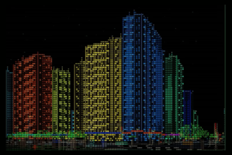 Lone game developer builds explorable cyberpunk city in ASCII