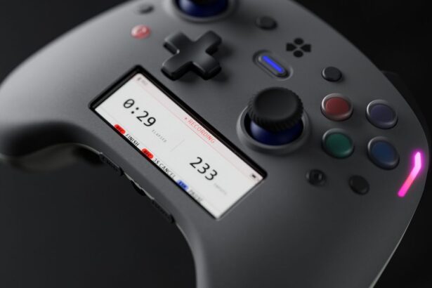 Pro PC controller powers custom OS on 2.79‑inch screen below joysticks