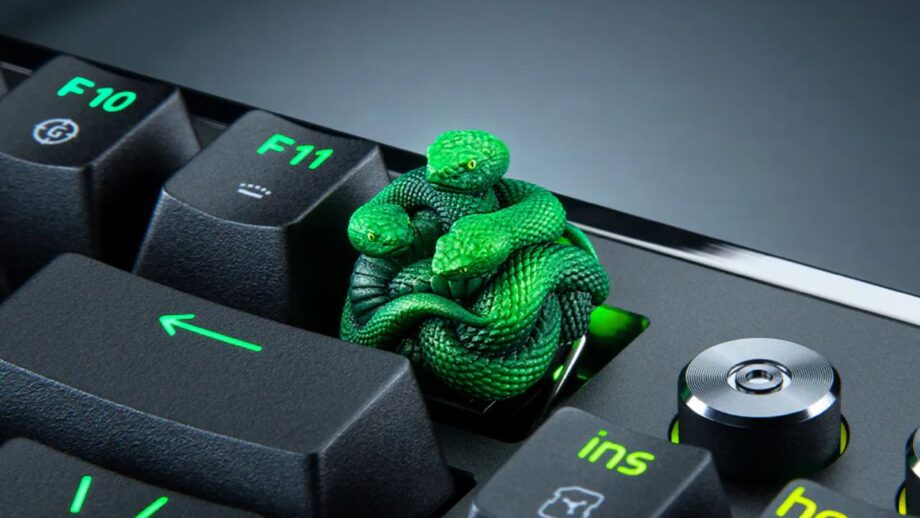 “To own a Razer Artisan key is to show one’s loyalty, a mark of belonging within the Cult of Razer,” says the PR nonsense behind this  coil of snakes.