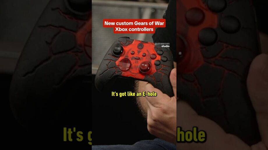 New Xbox controller for Gears of War: E-Day has 3D-sculpted grips. Presented by METRO 2039 and Fable