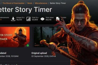 Blood Dawnwalker Mod Shifts Story Timer, Players Remove RPG Friction