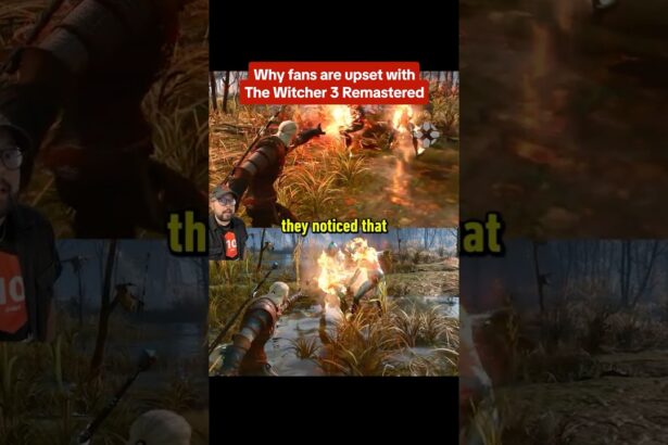 This Witcher 3 Remastered footage is getting scrutinized online. #thewitcher #thewitcher3 #gaming