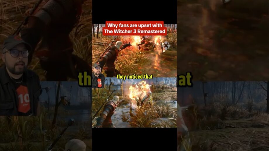 This Witcher 3 Remastered footage is getting scrutinized online. #thewitcher #thewitcher3 #gaming
