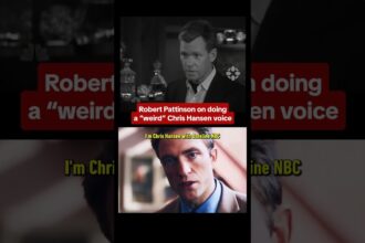 Is Robert Pattinson doing a weird voice for Primetime?