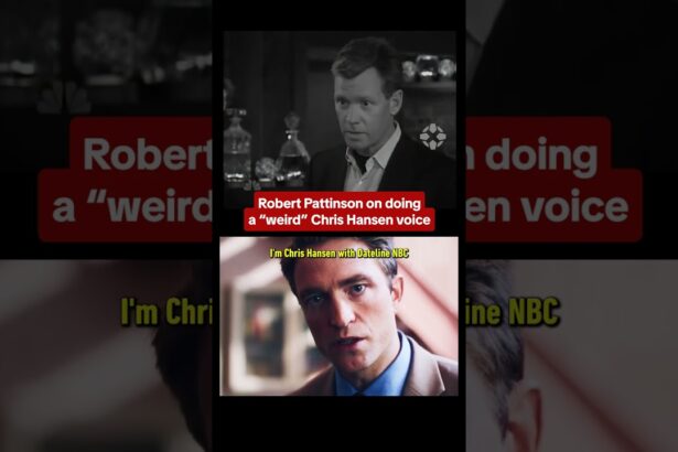 Is Robert Pattinson doing a weird voice for Primetime?