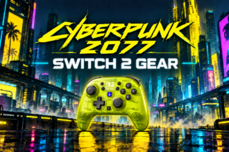 Cyberpunk 2077 Switch 2 Gear Arrives With a Yellow HORIPAD and SAMURAI Travel Bag